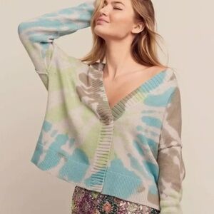 Lisa Todd tye dye cardigan like new